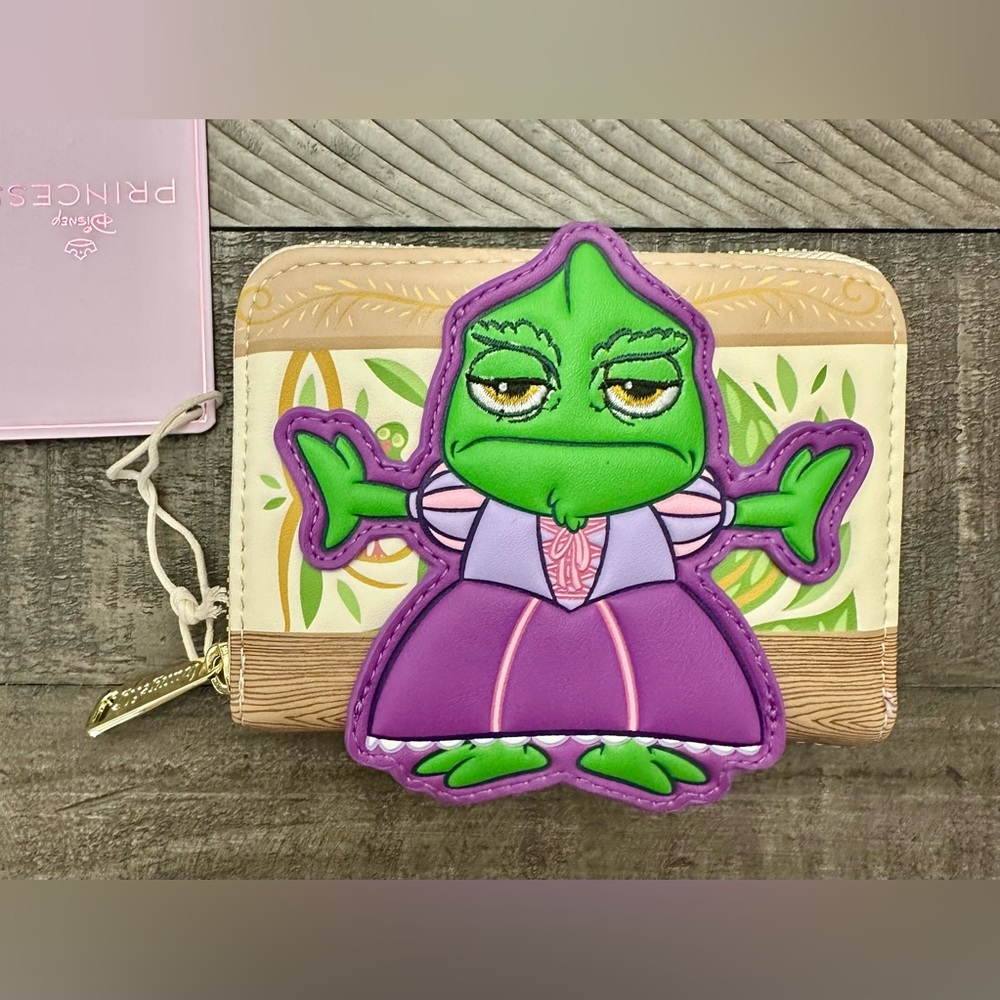 Loungefly Disney Tangled Pascal Dress Zip Wallet